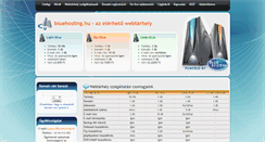 Desktop Screenshot of bluehosting.hu